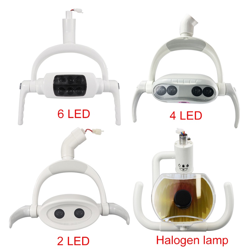โคมไฟ LED ช่องปาก Sensitive 2/4/6 ดวง สําหรับเก้าอี้ทันตกรรม หน่วยคลินิก มือถือ เพดาน