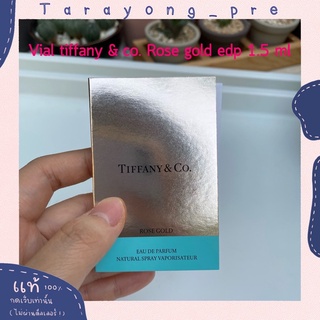 Vial tiffany &amp; co. Rose gold edp 1.5 ml