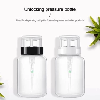 ☀️พร้อมส่ง☀️ขวดเปล่า ขายขวดปั๊ม สำหรับใส่น้ำยาล้างเล็บ และ น้ำยา CLEANSING WATEWR ขนาด 240 ml