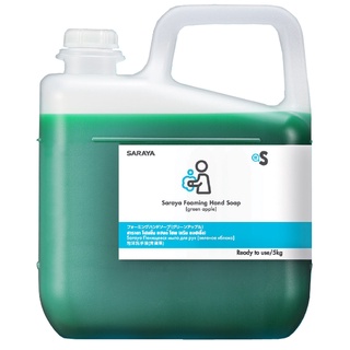 SARAYA สบู่โฟมล้างมือ Foaming Hand Soap กลิ่นแอปเปิล (Green Apple) ขนาด 5 กิโลกรัม