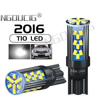 Ngoucig หลอดไฟ T10 LED W5W 12-24V DC สว่างมาก สําหรับติดตกแต่งภายในรถยนต์