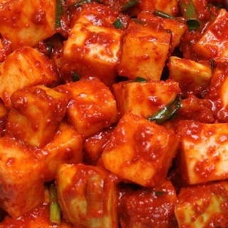 กิมจิหัวไชเท้า500gram1kg/깍두기