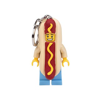 LEGO พวงกุญแจไฟฉาย เลโก้คลาสสิก ฮอทดอกแมน Hot Dog Man LED Keychain