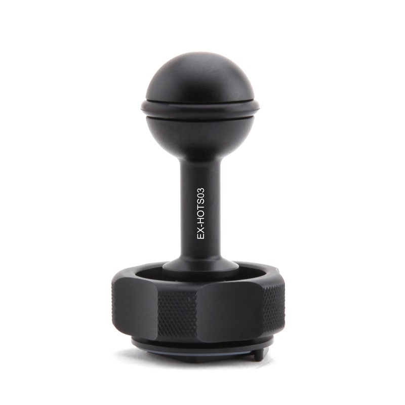 X-Adventurer EX-HOTS03 Easy Tightening Hotshoe 1" Ball Adaptor หัวบอลติดบนหัวกล้อง เพื่อต่ออุปกรณ์