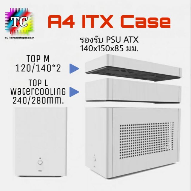 (พรี)A4 ITX Case เคสขนาดเล็กรองรับ PSU ATX งานดีมาก