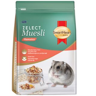 อาหารหนูแฮมเตอร์ สมาร์ทฮาร์ท SmartHeart Gold Zelect Muesli Hamster

500g.