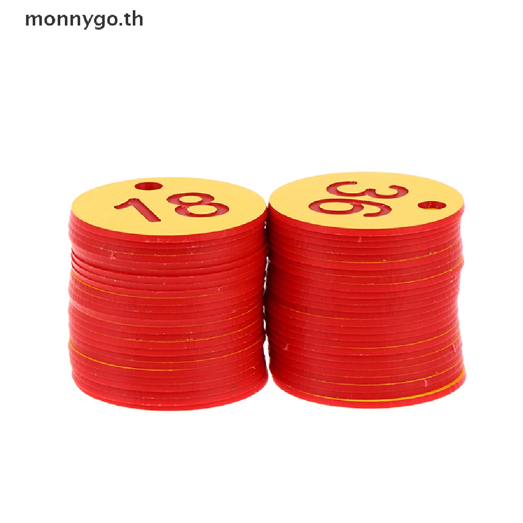 monnygo 20/50 ชิ้นฟาร์มจํานวนแท็ก Mating กล่องการเลี้ยงผึ้งสามีหมายเลขแท็ก