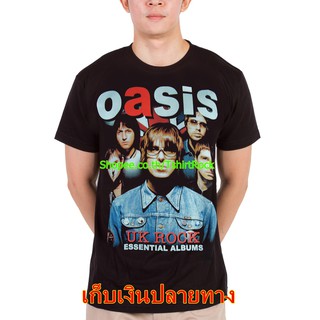 เสื้อยืดวินเทจเสื้อวง Oasis เสื้อ โอเอซิส ร็อคในตำนาน ลายอมตะ เสื้อวินเทจ RCM136S-5XL