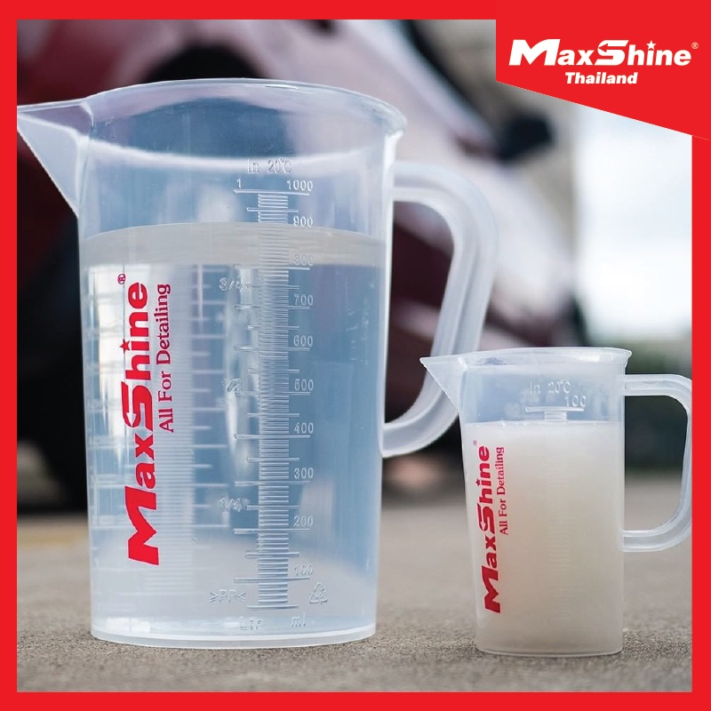 MAXSHINE Measuring Cups ถ้วยตวง แก้วตวงพร้อมมาตรวัดคุณภาพสูง ทนสารเคมี