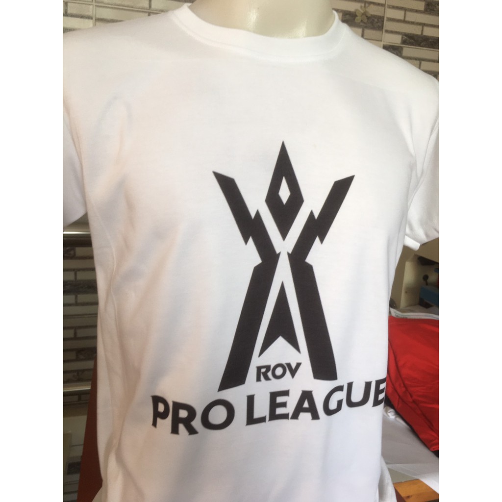 เสื้อยืดROV ใส่สบาย สำหรับคนรัก ROV ผ้าโพลีเอสเตอร์ นุ่ม ไม่ยับ