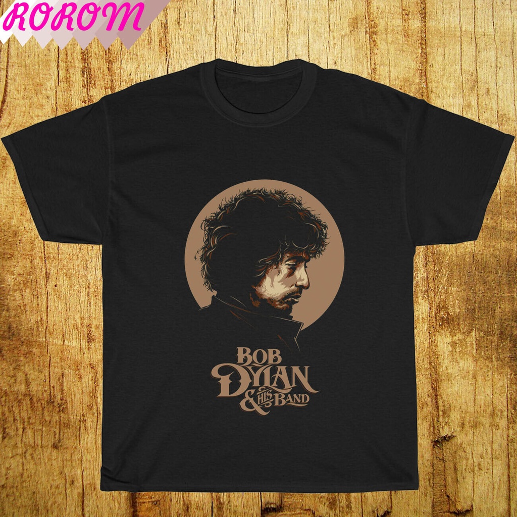 Best Bob Dylan & His Band Rock Band Legend Logo Music T-Shirt
