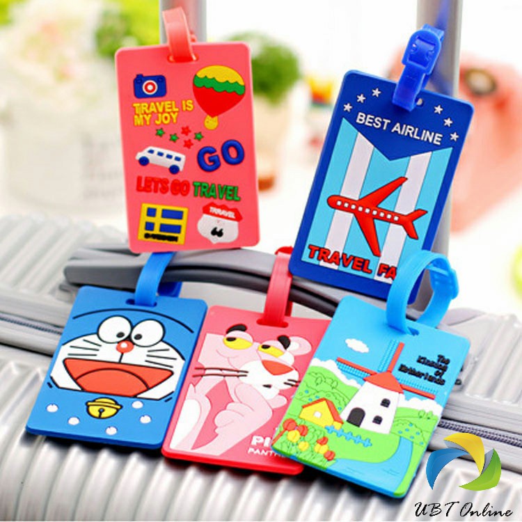 UBT ป้ายห้อยกระเป๋า PVC ป้ายติดกระเป๋าเดินทาง แท็กกระเป๋าเครื่องบิน  luggage tag