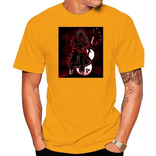 เสื้อยืดผ้าฝ้ายพรีเมี่ยม เสื้อยืด ผ้าฝ้าย พิมพ์ลาย RED SHINOBI MADARA แฟชั่นสําหรับผู้ชาย