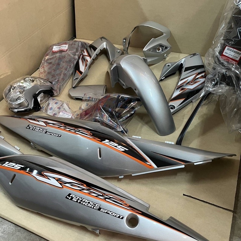 ชุดสี honda sonic โซนิค ตัวใหม่ สีเงิน พร้อมติดสติ๊กเกอร์ - รูปที่ 6