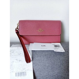 แท้💯% Coach F76757 Foldover Wristlet ส่งฟรีค่ะ