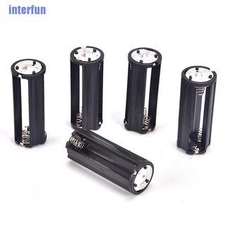 (Interfun) ที่วางไฟฉาย สีดํา สําหรับ 3 X 1.5V Aaa 2 ชิ้น