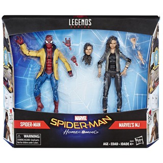 MARVEL LEGENDS : SPIDER-MAN HOMECOMING : SPIDER-MAN vs MJ EXCLUSIVE HASBRO สินค้าจำหน่ายพิเศษ