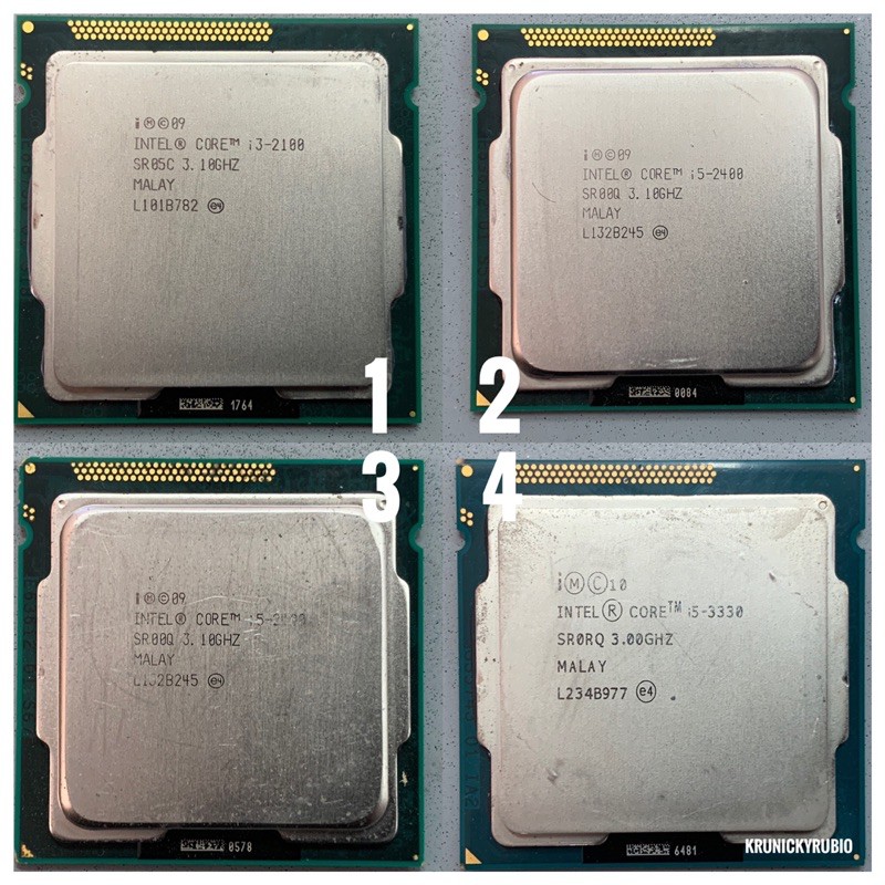 พร้อมส่ง CPU INTEL CORE i3-2100,i5-2400,i5-3330