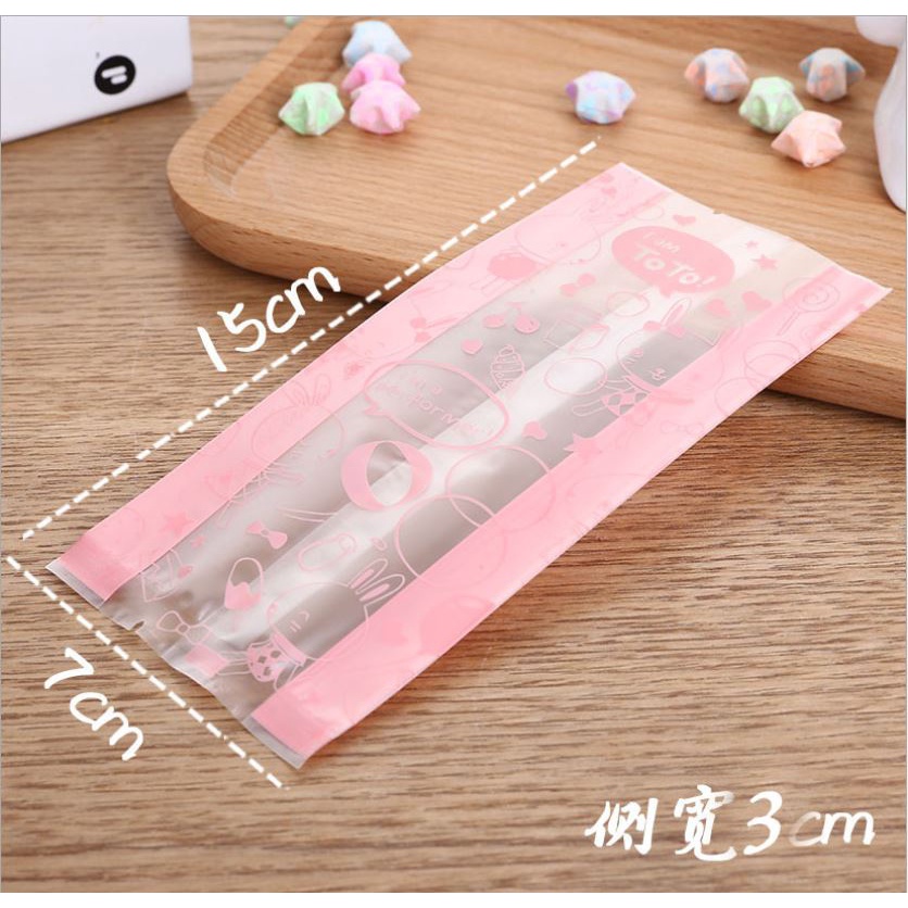 [ถูก ขายดี!!] ถุงขนมขยายข้างมี 2 ไซส์ ลายน่ารัก ใส่คุกกี้และขนมต่างๆได้ - รูปที่ 4