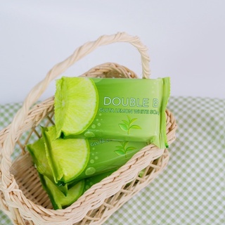 [ พร้อมส่ง ]  DOUBLE B GLUTA LEMON WHITE SOAP สบู่ดับเบิ้ลบี กลูต้า เลม่อน ไวท์ ผิวขาวนุ่มลื่น สบู่มะนาว