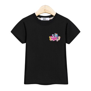 baby girls t shirtMy Little Pony topsเสื้อยืดสำหรับเด็กฤดูร้อน ท็อปปิ้งผ้าฝ้าย 100% สำหรับสาว