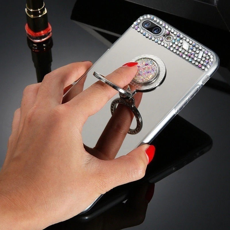 เคสไอโฟน Diamond Mirror iPhone 5 5G 5S SE On 7 8 Plus 6 S X 10