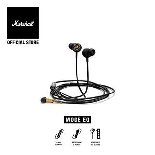 🎧🎵Marshall Mode EQ Black-หูฟังอินเอียร์, หูฟังมีสาย/