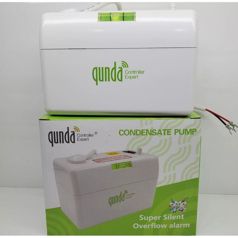QUNDA CONDENSATE PUMP (POWERFULL PUMP สามารถปั๊มสูงสุด 33FT สูง)