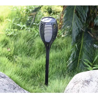 ไฟปักสนาม Solar light 33-96 LED เปลวไฟ ใช้ในสวน *