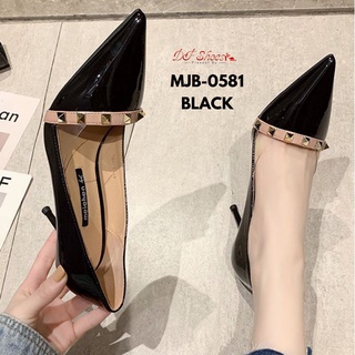 MJB-0581 รองเท้าคัชชูส้นสูงหัวแหลม น้ำหนักเบา ใส่ได้ทุกโอกาส