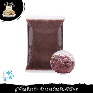 1KG/PACK ถั่วแดงญี่ปุ่นบด สำเร็จรูป RED BEAN PASTE WITH SKIN (TSUBU AN)