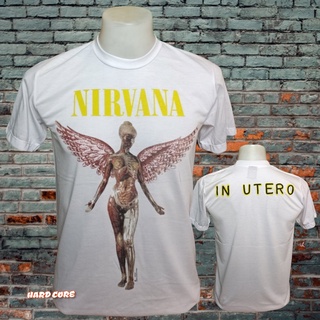 เสื้อวง NIRVANA วงร็อคในตำนาน ไม่มีตะเข็บข้าง คอฟิต ป้ายUS เสื้อวินเทจ เสื้อร็อค เสื้อทัวร์ วงร็อคต่างประเทศ