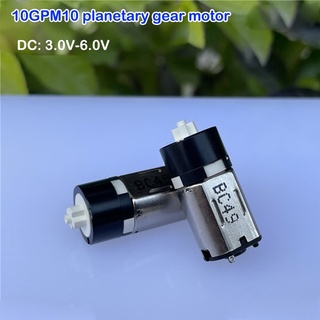 Precision DC 3V-6V M10 Micro Planetary Gear Motor Mini Plastic Gearbox Slow Speed 75RPM for Beauty Instrument Smart Lock