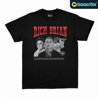 เสื้อยืดผู้ Bearstix - Rap Tee Rich Brian - Rich Brian Bootleg Shirt - HITC เสื้อเชิ้ตสตรีท สําหรับผู้ชาย และผู้หญิง S-5