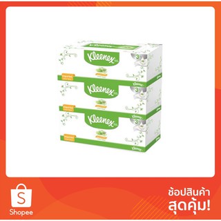 กระดาษชำระ ทิชชู่เปียก กระดาษเช็ดหน้า KLEENEX ALOE AND E 3แพ็ค อุดมด้วยคุณค่าของสารสกัดอโลเวรา และวิตามิน E จากธรรมชาติ