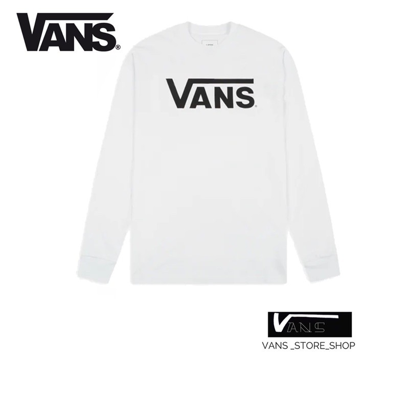 เสื้อยืดแขนยาวVANS CLASSIC T-SHIRT WHITE สินค้ามีประกันแท้