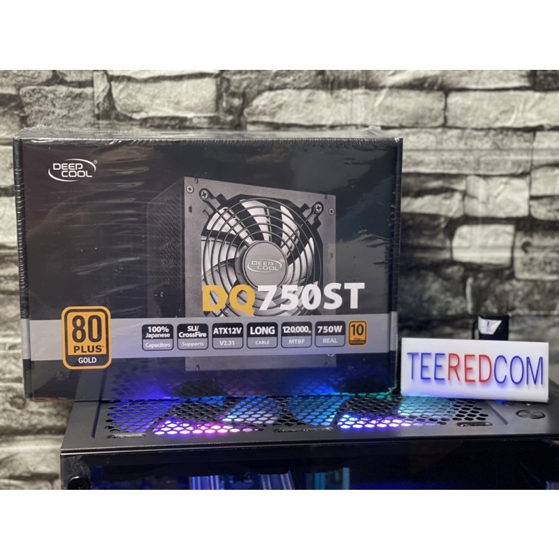 POWER SUPPLY (อุปกรณ์จ่ายไฟ) DEEPCOOL DQ750ST - 750W 80 PLUS GOLD