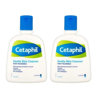 Cetaphil Gentle Skin Cleanser ผลิตภัณฑ์ทำความสะอาดผิวสูตรอ่อนโยน 125 ml (2 ขวด)