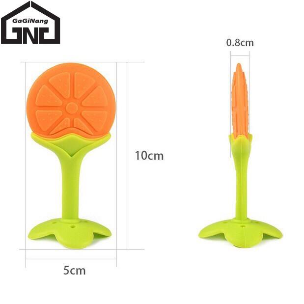 GaGiNang ยางกัดสำหรับเด็ก ยางกัดซิลิโคน รูปผลไม้ สีสันสดใส นิ่ม ปลอดภัยต่อเด็ก พร้อมส่ง - รูปที่ 7