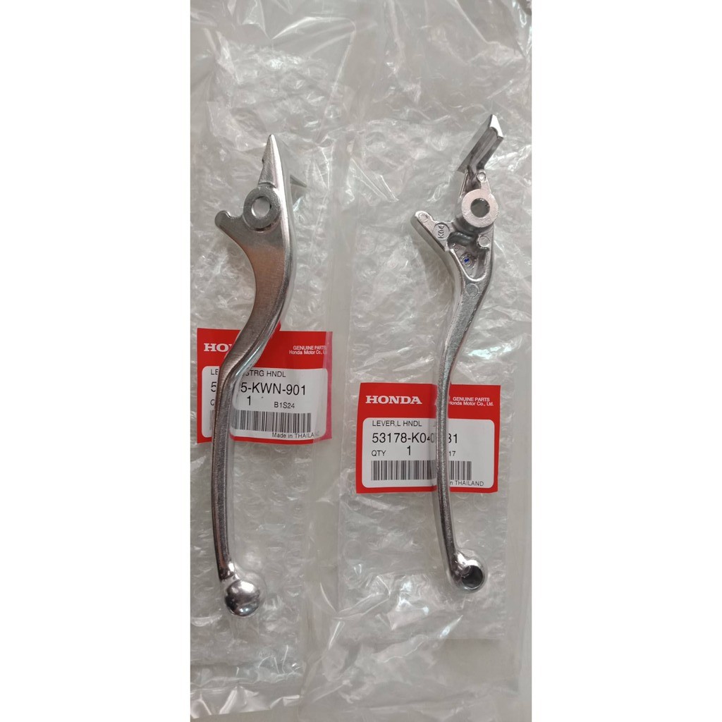 มือเบรคหน้า-หลัง PCX160 ABS เดิมแท้ ข้างซ้าย-ขวาแท้ศุนย์ 53178-K04-931 53175-KWN-901