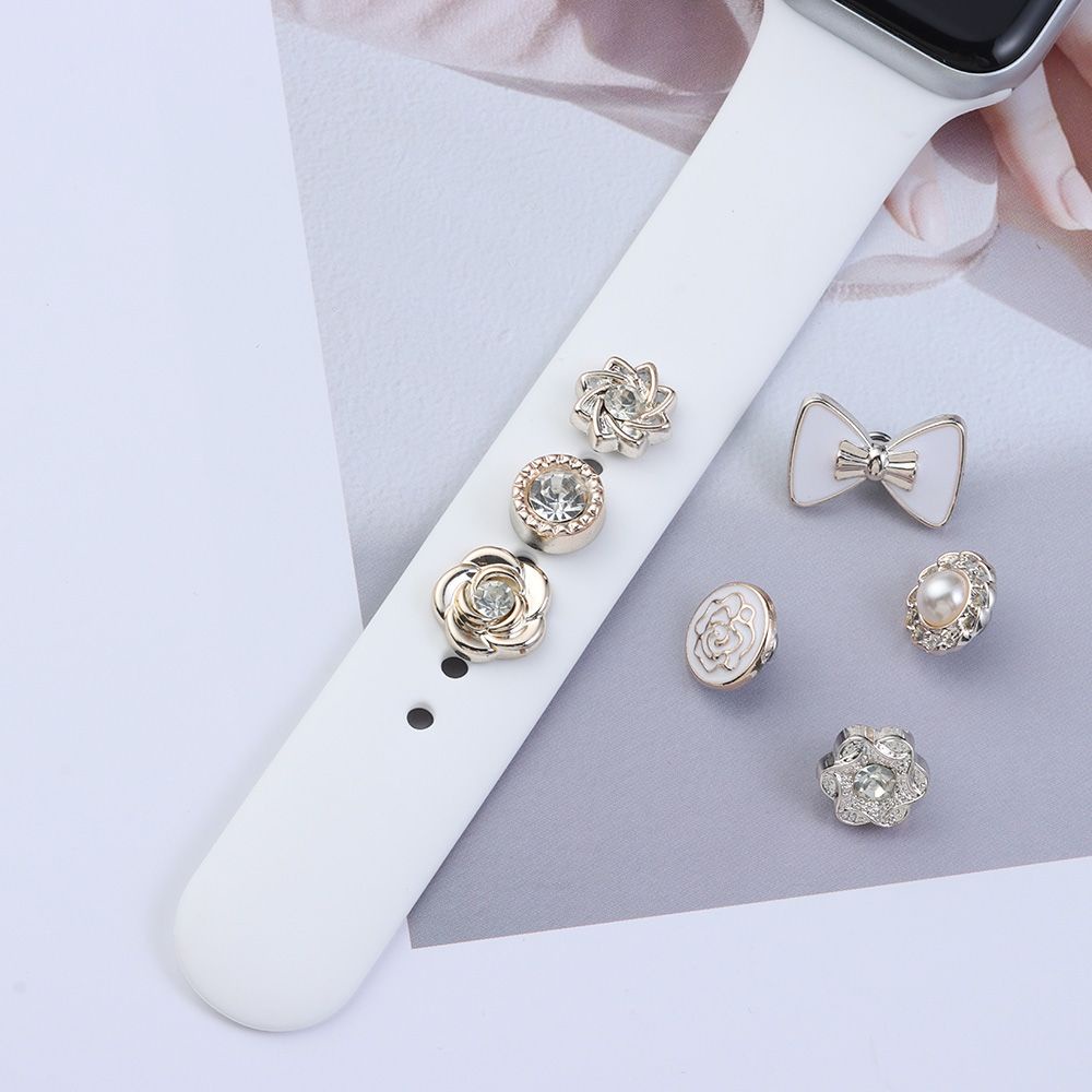 Suqi ใหม่ สายนาฬิกาข้อมือ ประดับเพชร ขนาดเล็ก หมุนได้ ของขวัญ สําหรับตกแต่ง