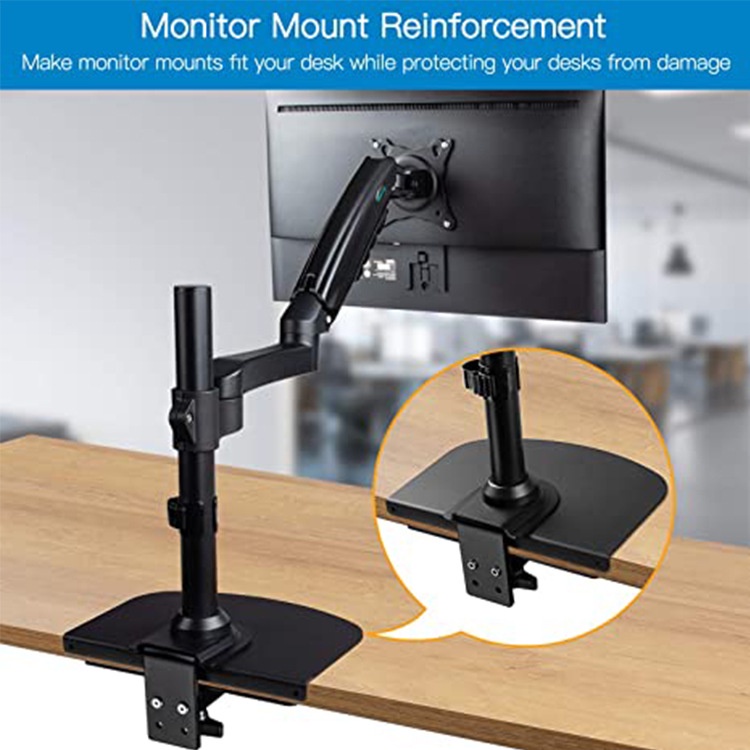 【One_boutique】(มีของพร้อมส่ง) Monitor Arm Reinforcement Plate (แผ่นรองขาจอแบบหนีบกับโต๊ะ)