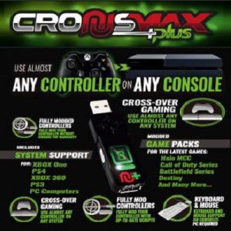 ⚡️สินค้ามาแรง⚡️CronusMAX Plus สำหรับ PS4 PS3 Xbox One 360 + การ์ดเสียง USB + อะแดปเตอร์บลูทู 4.0