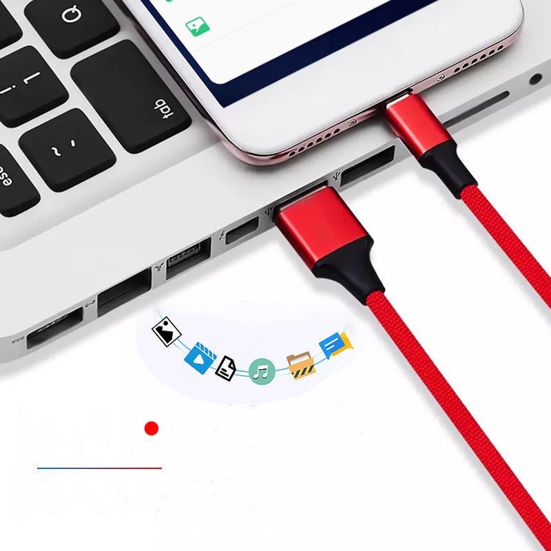（นานขึ้น 1-3เมตร）OPPO สายชาร์จ Micro USB  สายชาร์จเร็ว 5A Fast Charging Data Charger สำหรับ Samsung S4 S6 S7 J3 J5 OPPO