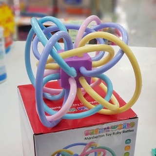 ยางกัดเส้น Winkel of Manhattan Toy สีพาสเทล