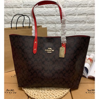 (แท้ 💯%‼) COACH 76636 SIGNATURE TOTE BAG เช็คสินค้าทางแชทก่อนสั่งซื้อค่ะ