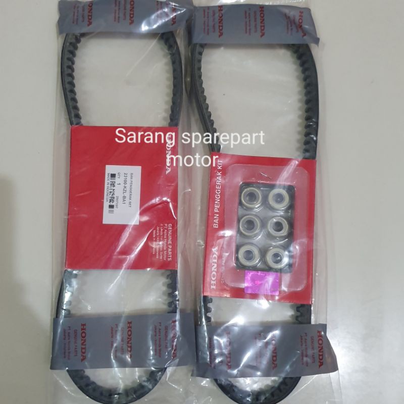Van Belt V-Belt Assy Set Beat Fi Scoopy Fi Spacy Fi Vario 110 Fi Non ESP (Rough Starter) KZL