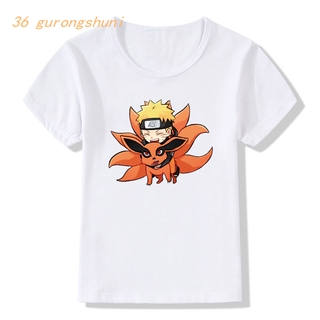 เสื้อยืด พิมพ์ลายการ์ตูนนารูโตะ Uzumaki Boruto กราฟฟิคดาว น่ารัก สําหรับเด็กผู้หญิง และเด็กผู้ชาย