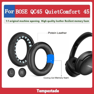 เคสป้องกันหูฟัง แบบเปลี่ยน สําหรับ BOSE QC45 QuietComfort 45