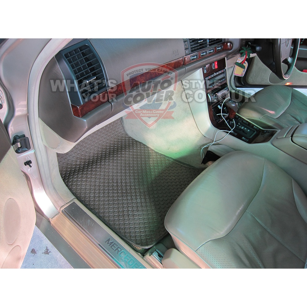 พรมปูพื้นรถยนต์ พรมกระดุม  MERCEDES BENZ S CLASS W140 ปี 1991-1998 ชุดพรมพื้น จำนวน 5 ชิ้น - รูปที่ 3